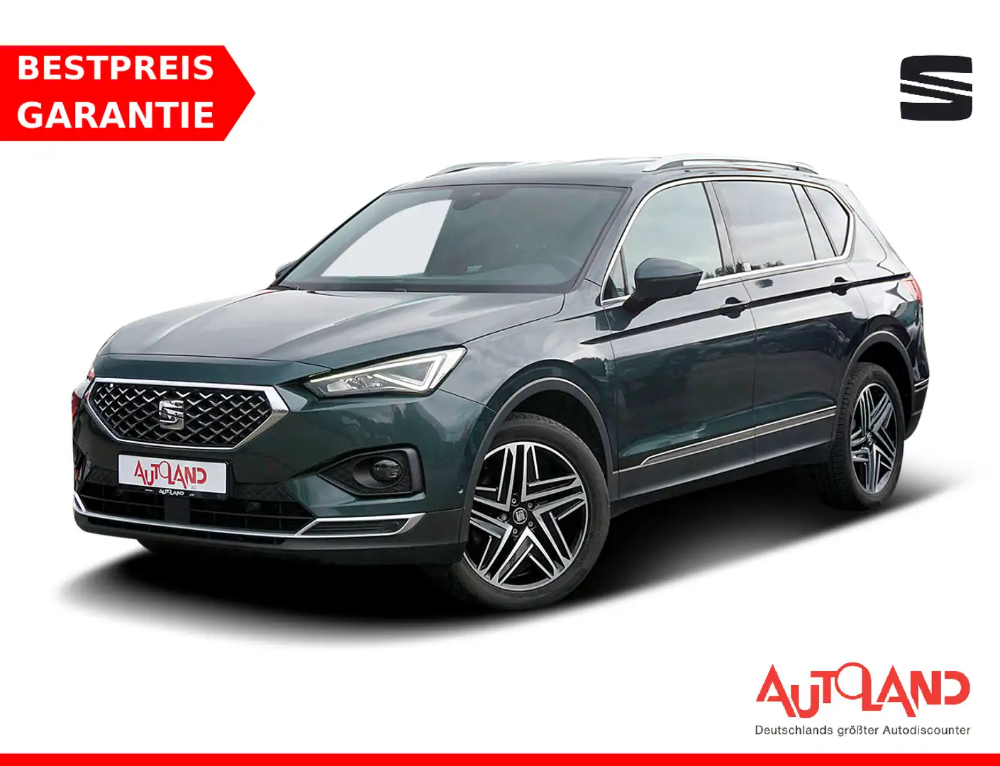 SEAT Tarraco 2.0 TDI Xcellence LED Navi AHK Beats ACC Grün - 1