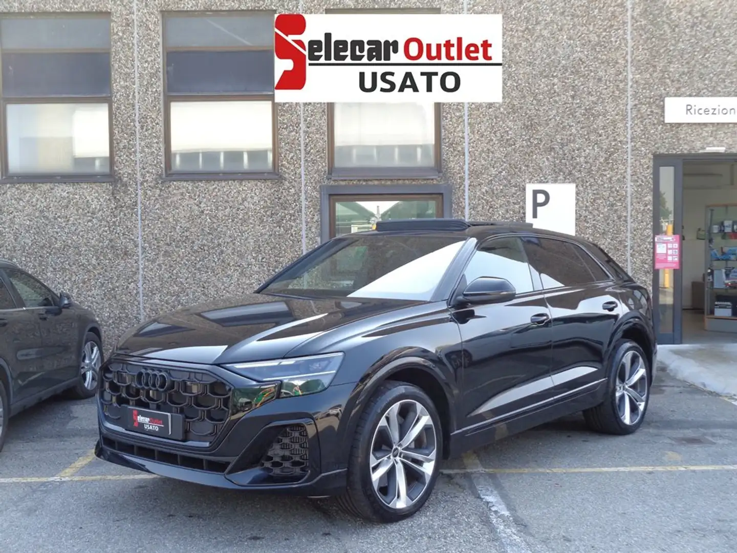 Audi Q8 3.0 V6 TFSI e 394CV quattro tiptr. S line edition Weiß - 1