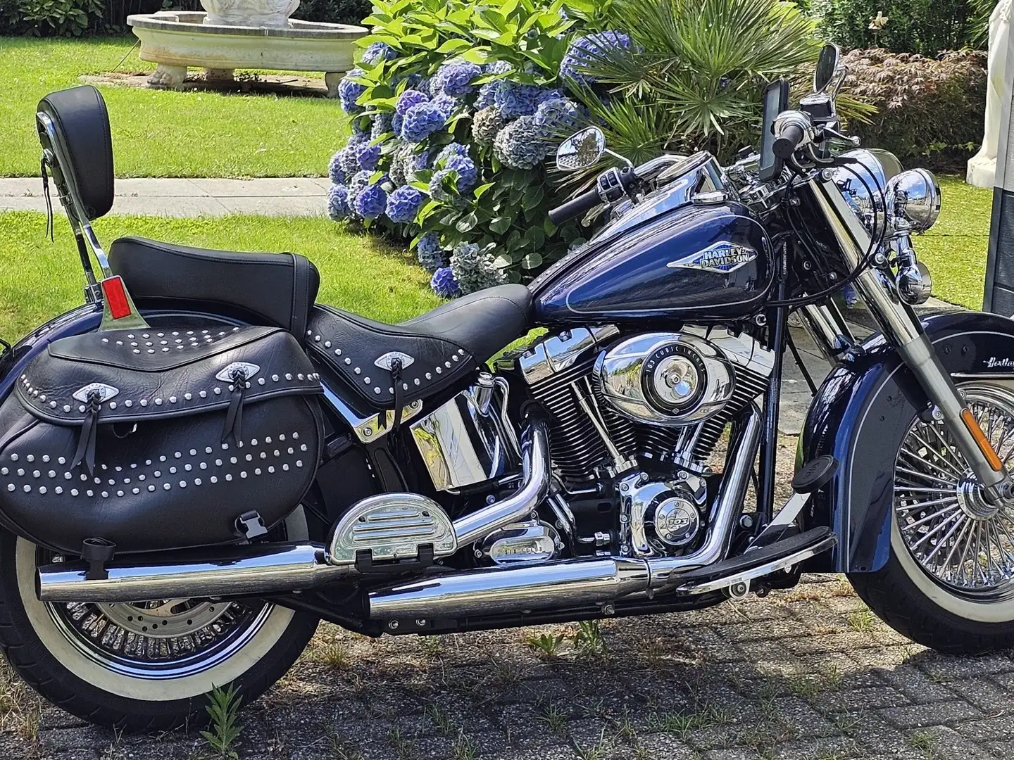 Harley-Davidson Heritage Softail Blauw - 2