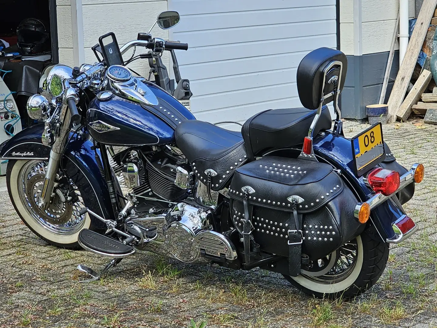 Harley-Davidson Heritage Softail Blauw - 1