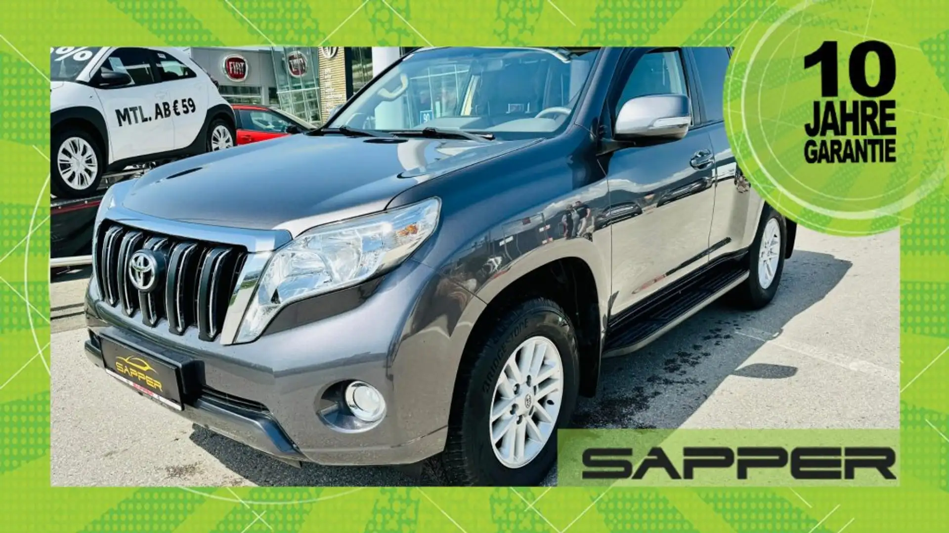 Toyota Land Cruiser Landcruiser 2,8 D-4D 4WD City Aut. Szary - 1