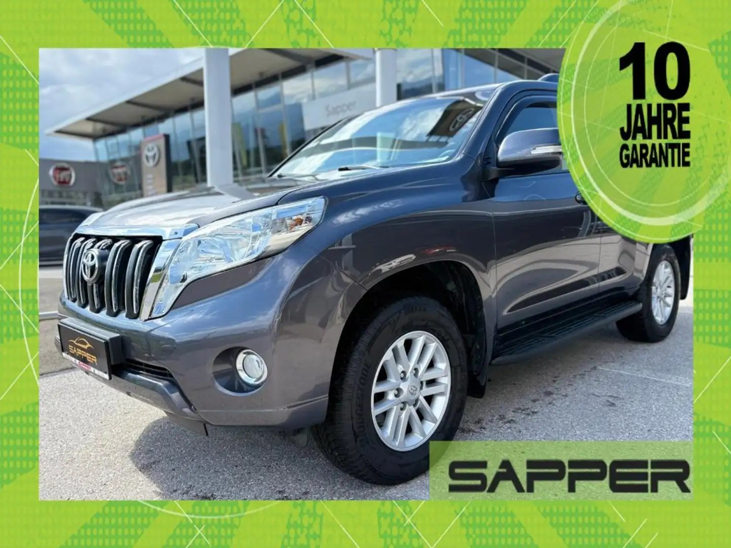 Toyota Land Cruiser Landcruiser 2,8 D-4D 4WD City Aut. Gris - 1