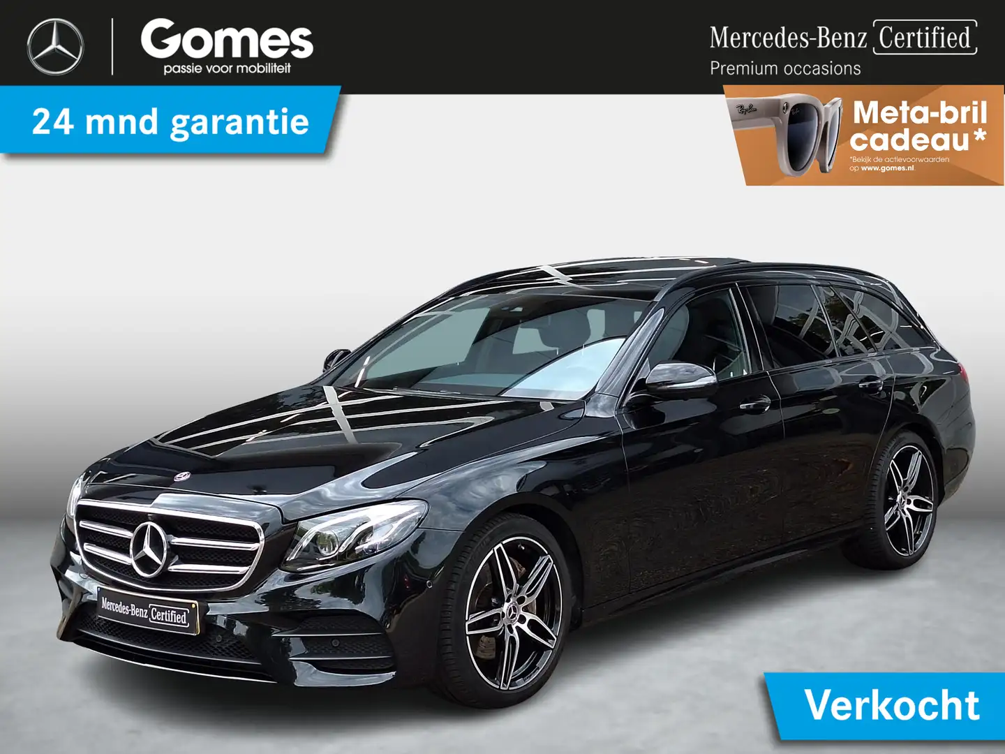 Mercedes-Benz E 200 Estate Business Solution AMG | Panoramadak | Night Noir - 1