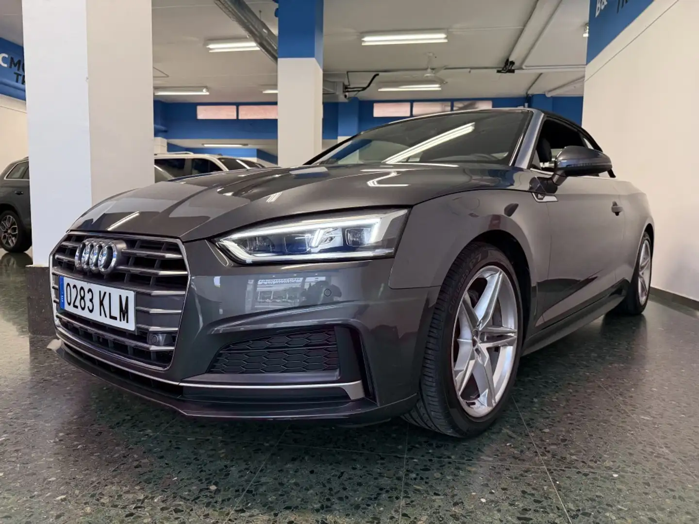 Audi A5 Cabrio 2.0TDI S Line S tronic Gris - 1