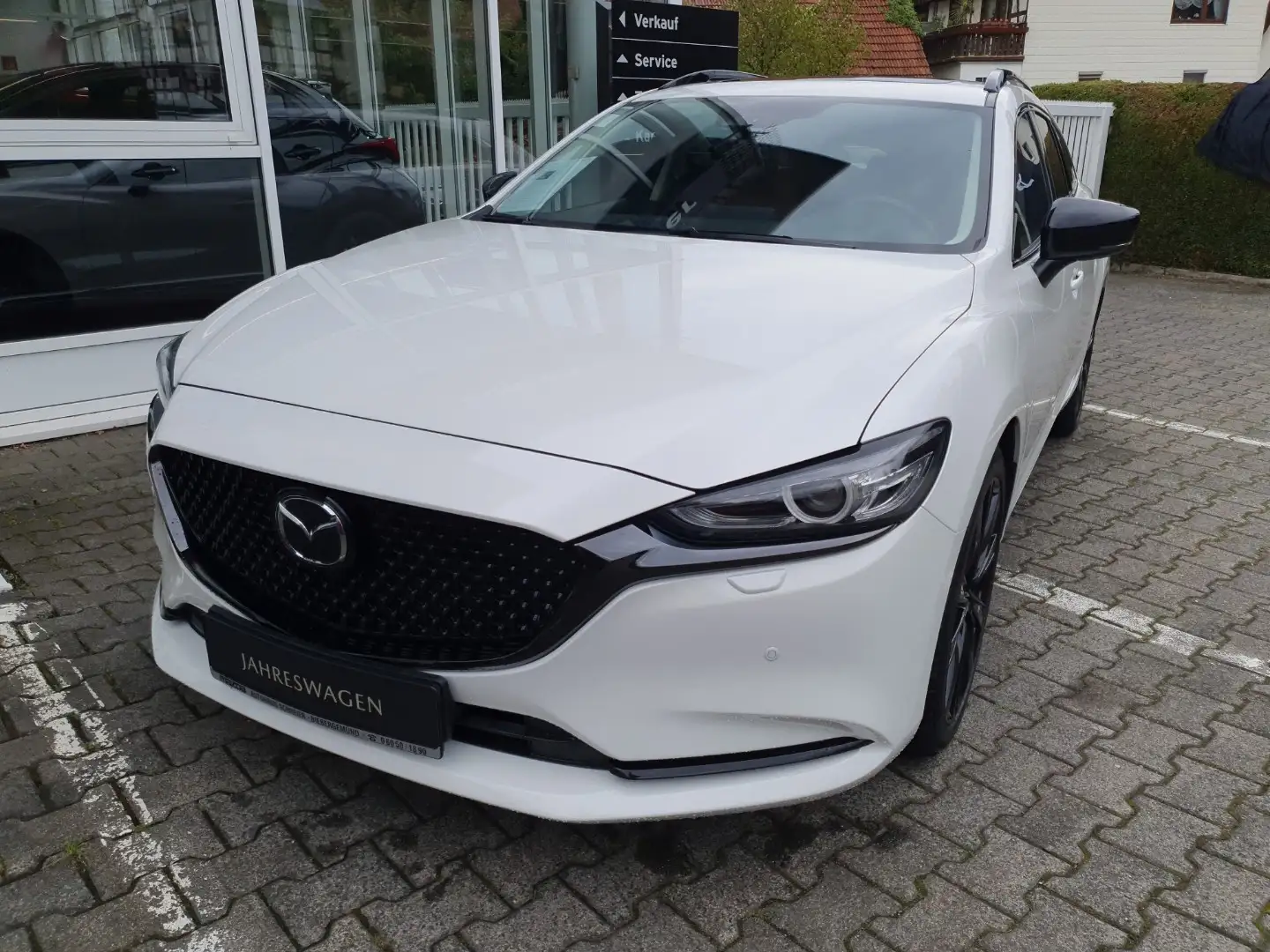 Mazda 6 Kombi Homura Schiebedach Garantie Weiß - 2