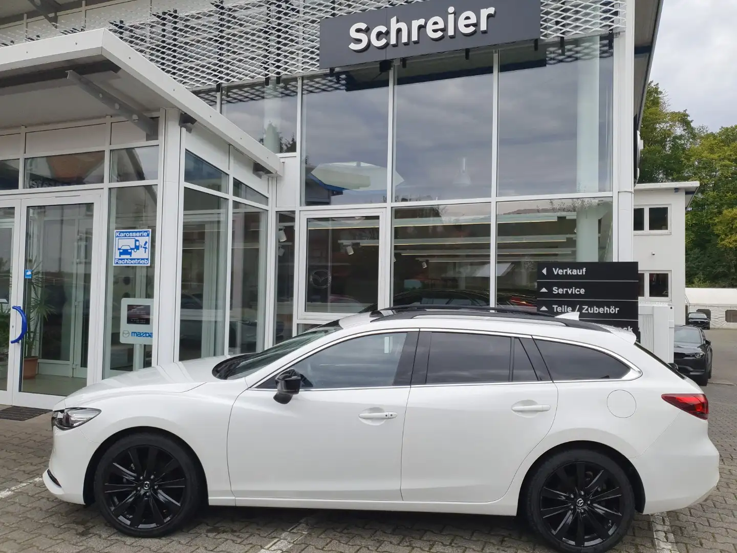Mazda 6 Kombi Homura Schiebedach Garantie Weiß - 1