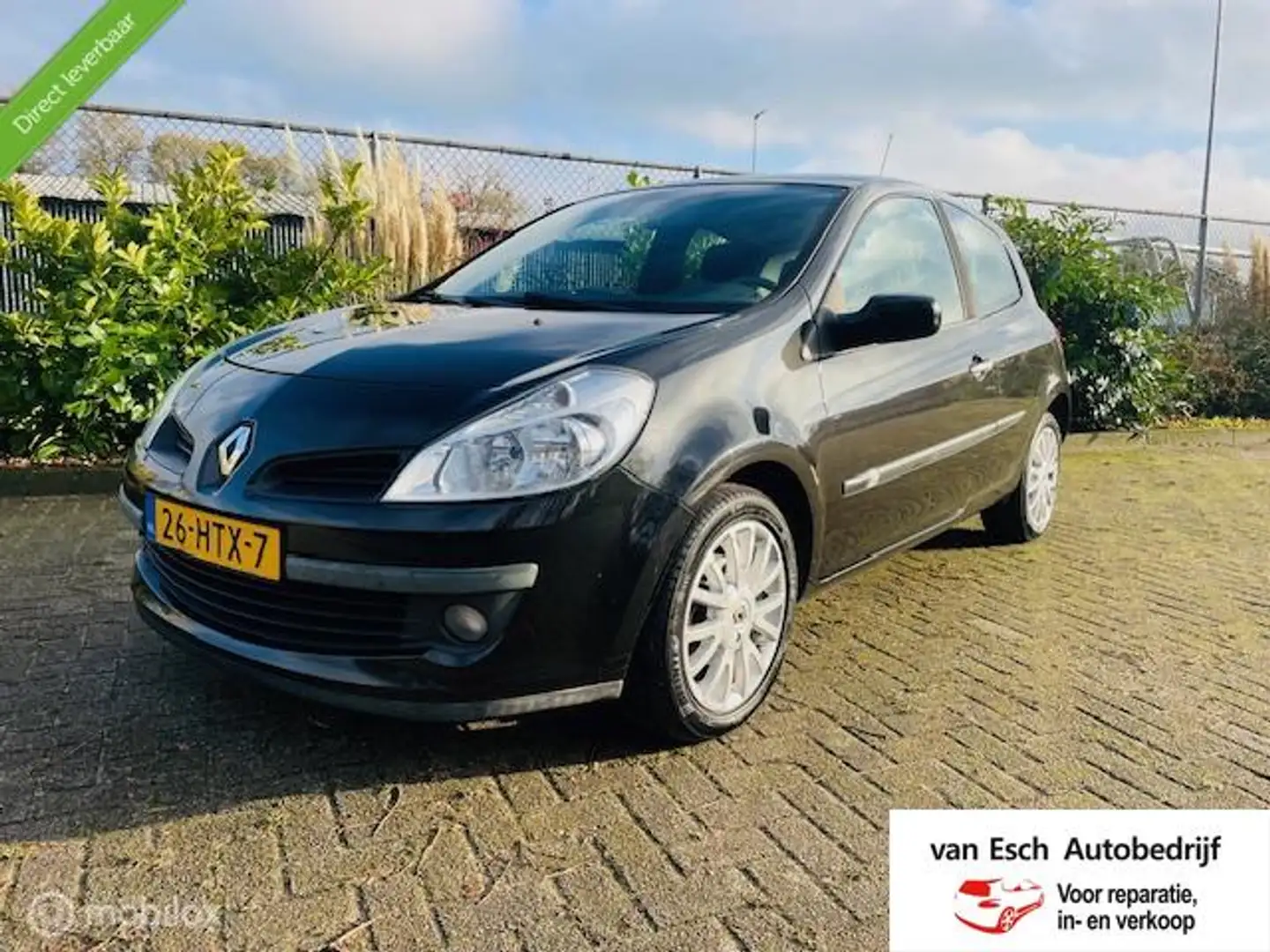 Renault Clio 1.2-16V I airco + cruise I nieuwe apk! Zwart - 2