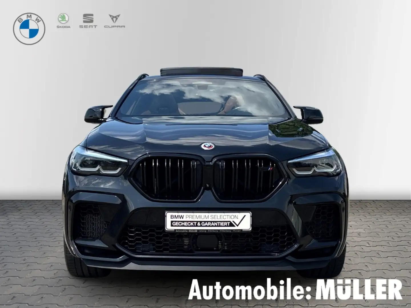 BMW X6 M Competition HUD AD TV El. Panodach Navi Leder Digi Noir - 2