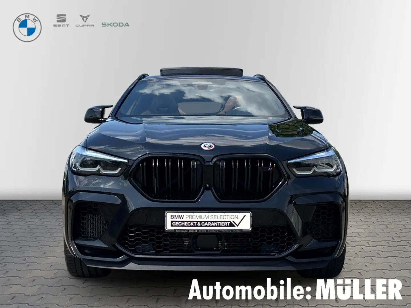 BMW X6 M Competition+HUD+TV+El. Panodach+ACC+360°Kamera+Mem Noir - 2