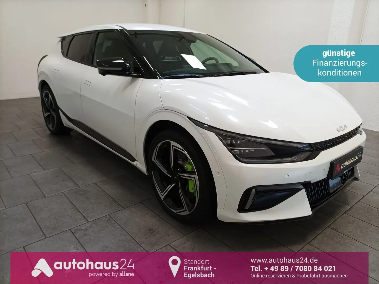 Kia EV6 Elektro GT|AHK|Navi|CAM|Lenkrhzg. Weiß - 1