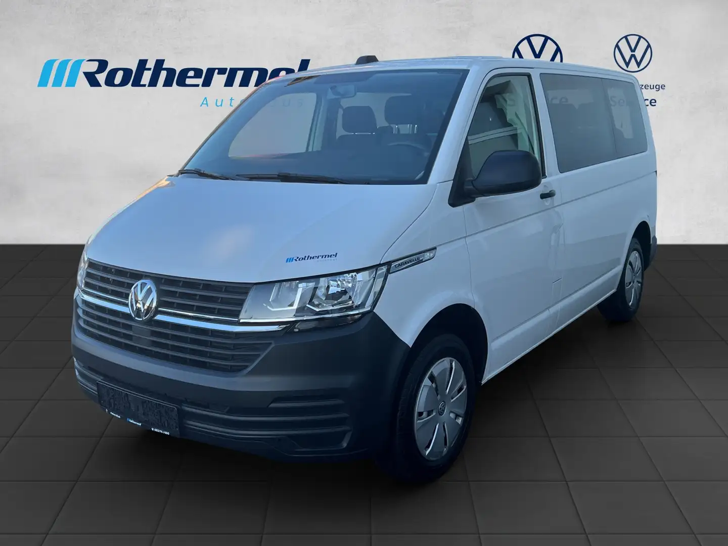 Volkswagen T6.1 Caravelle Kurz Trendline Білий - 1