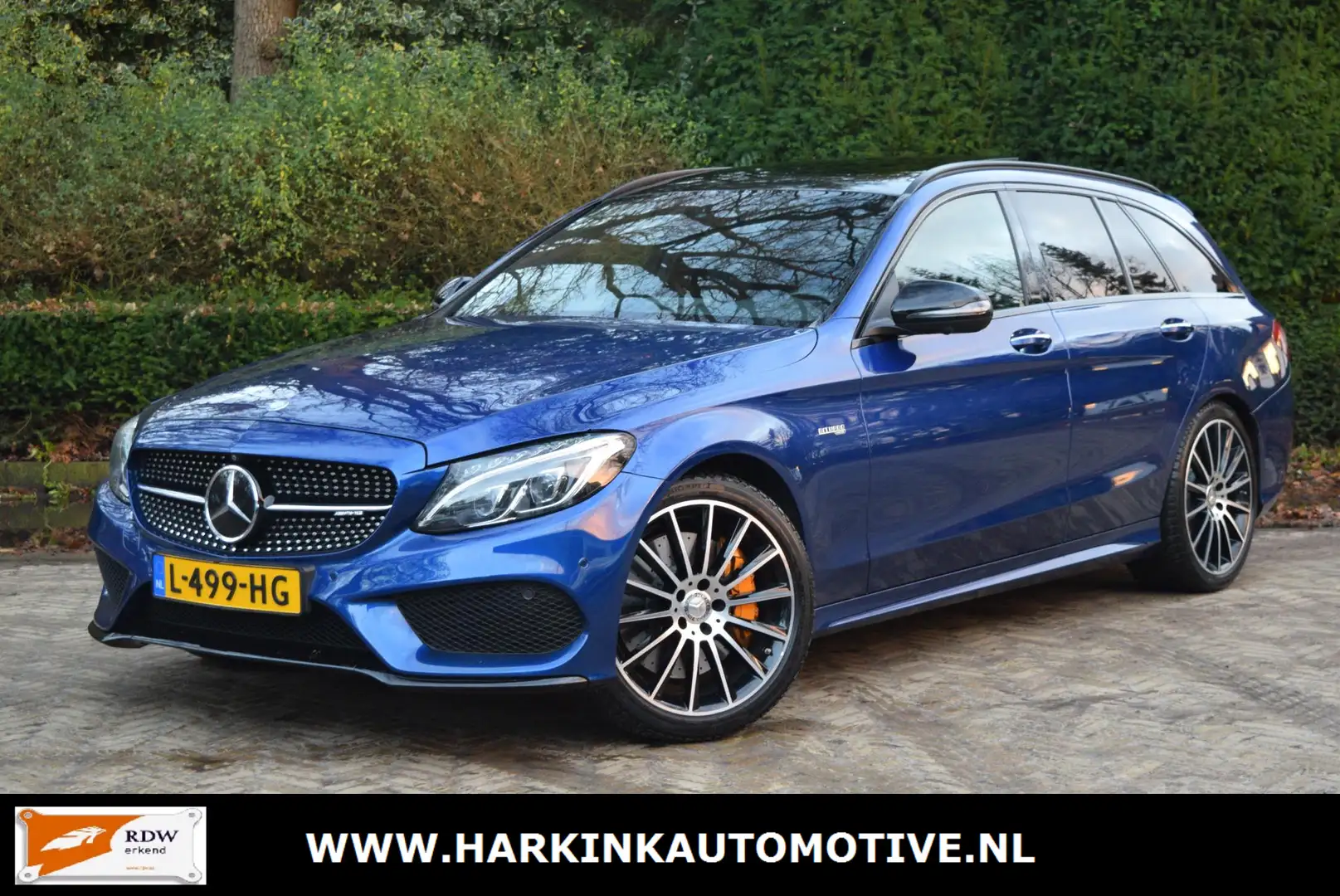 Mercedes-Benz C 450 Estate AMG 4MATIC | Burmester | Pano | LED Blauw - 1