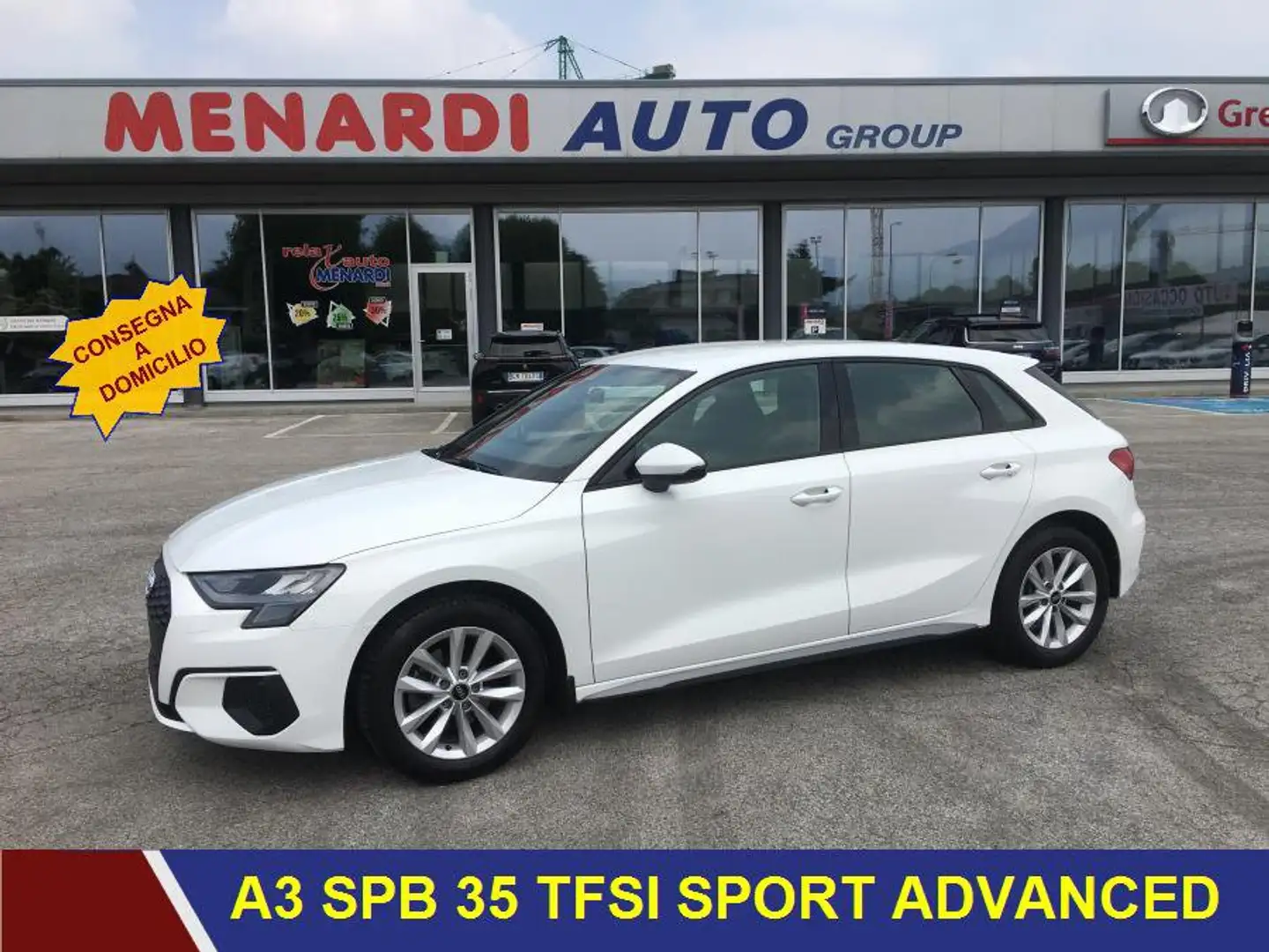 Audi A3 SPB 35 TFSI Sport Advanced ECCELLENTI CONDIZIONI Bianco - 1