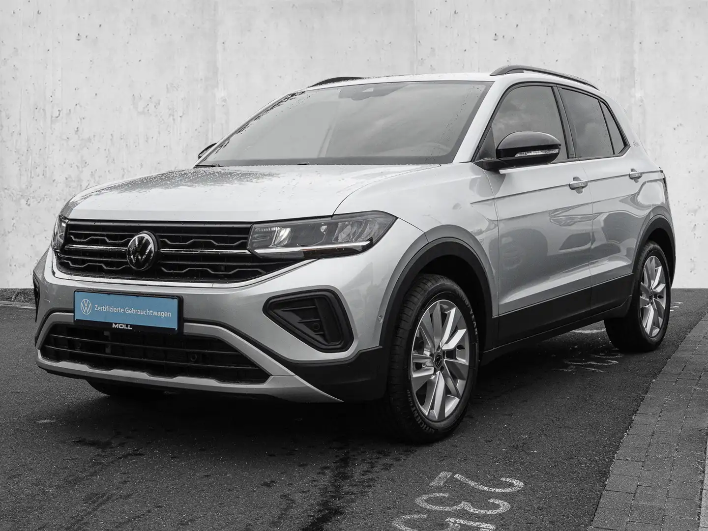 Volkswagen T-Cross 1.5 TSI DSG Life 2xKLIMA ACC Silber - 2