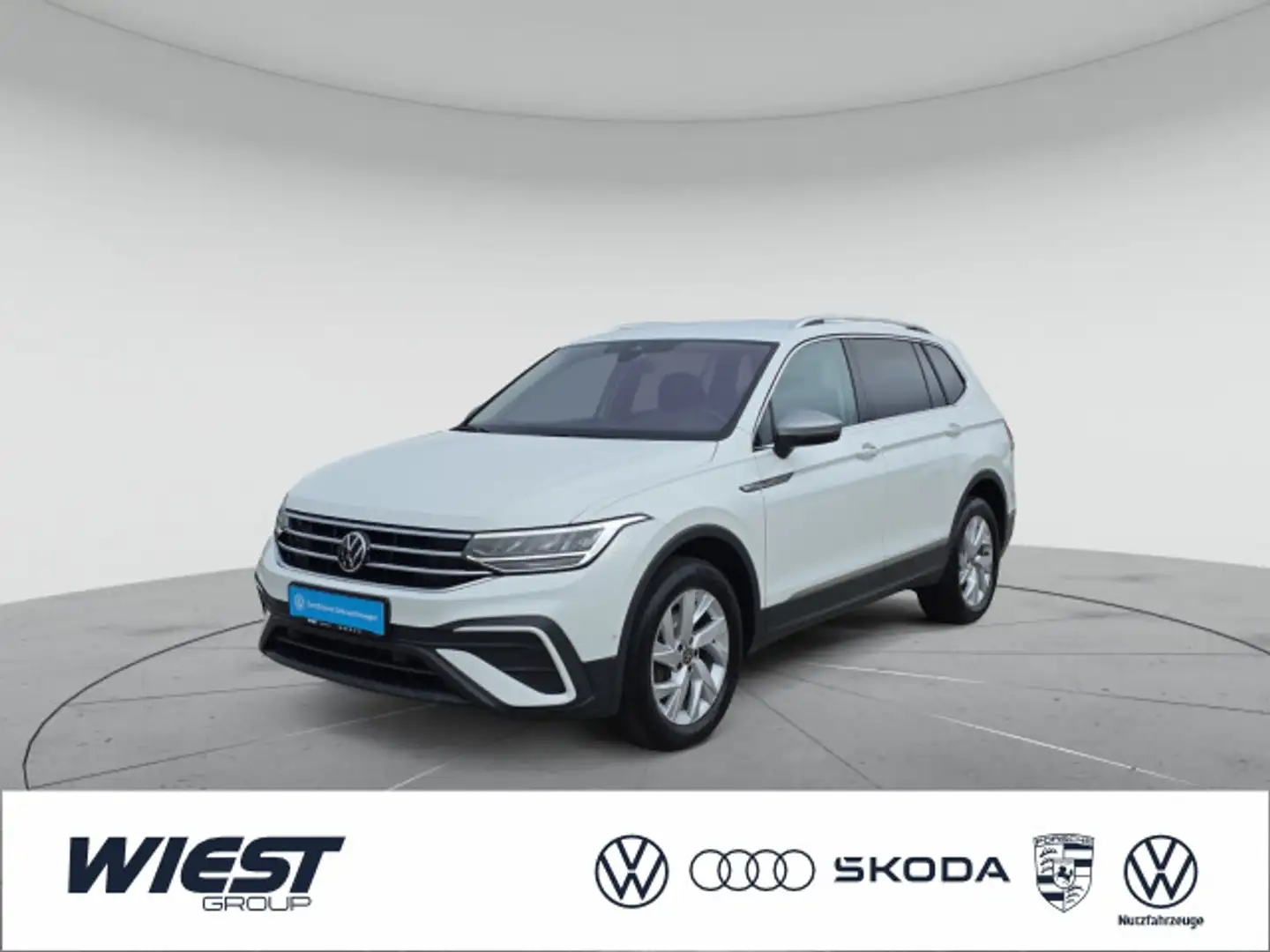 Volkswagen Tiguan Allspace Life 1.5 TSI DSG, LED/AHK/HUD/NA Weiß - 1