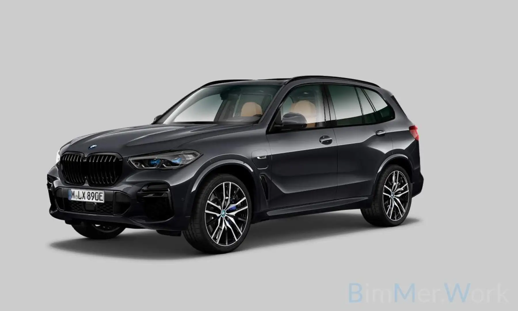 BMW X5 45e M Sport*3xTV*Nightv*Bower*Massage*PanoSKY Grijs - 1