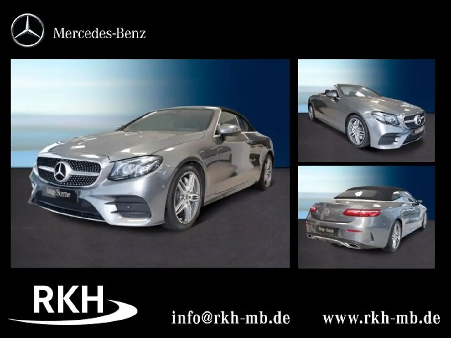 Mercedes-Benz E 300 E 300 Cabrio AMG Line COMAND/Multi-LED/360/Memot Grigio - 1