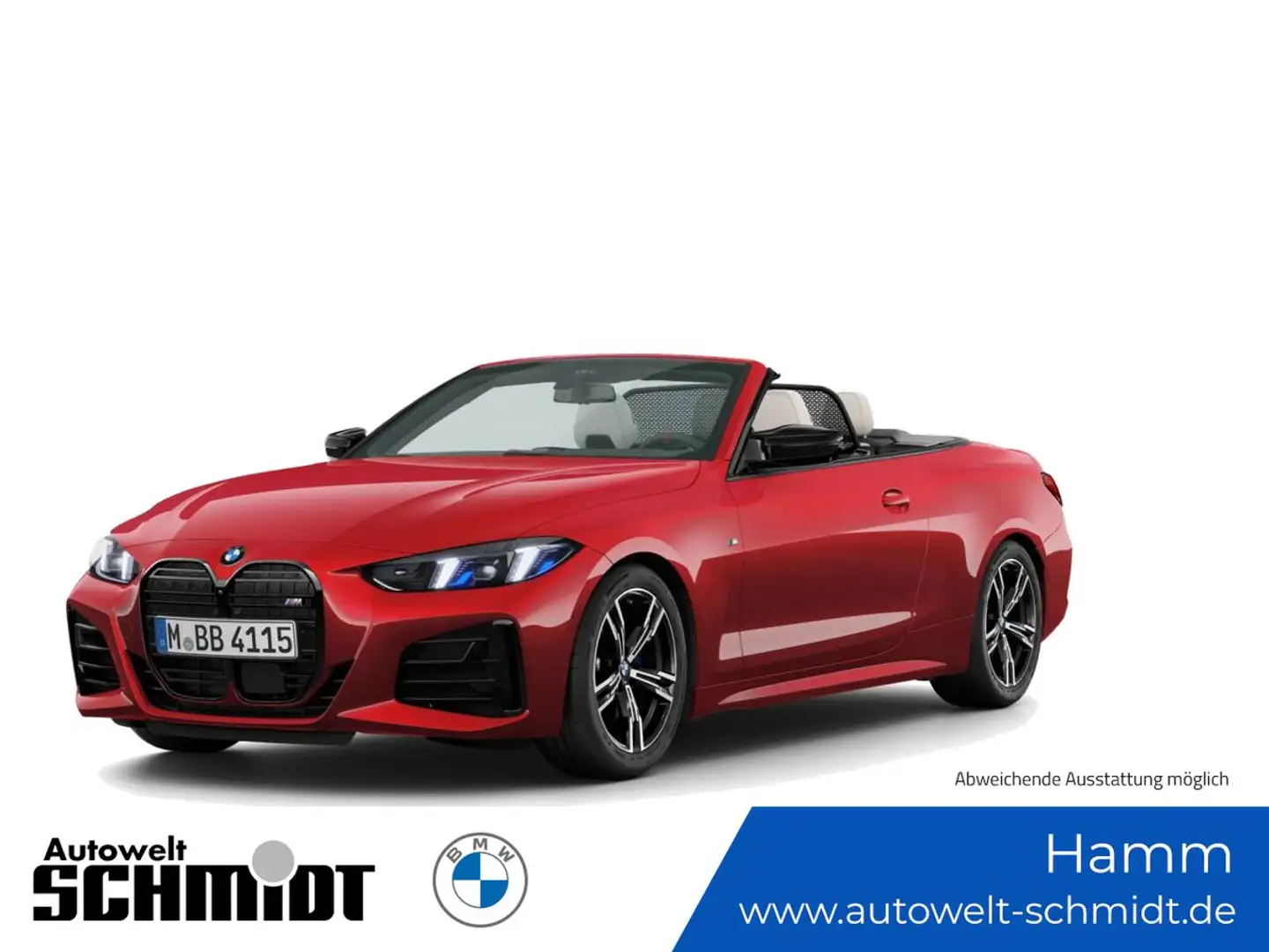 BMW 440 M440d xDrive Cabrio + GARANTIE-bis-04.2030 Rouge - 1