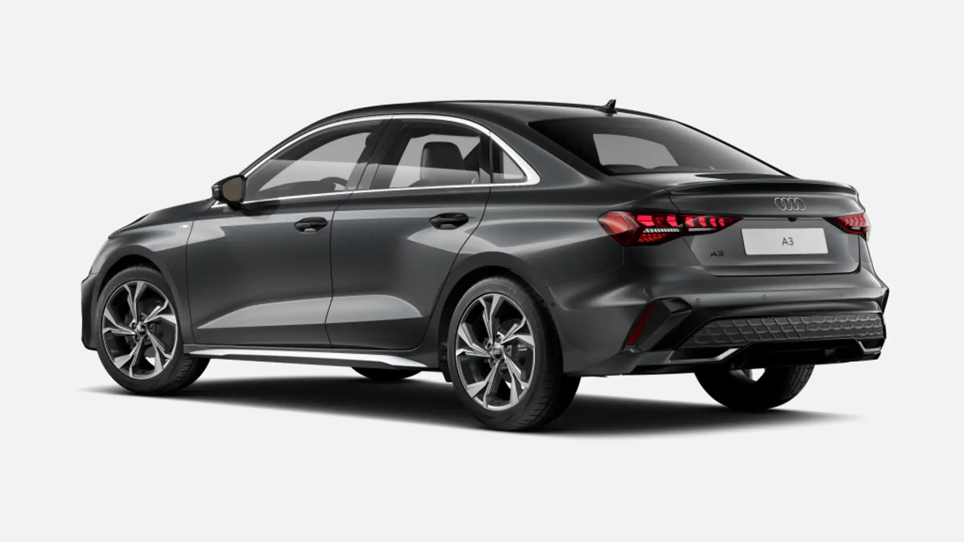 Audi A3 Sedán TDI S line S tronic 110kW Gris - 2