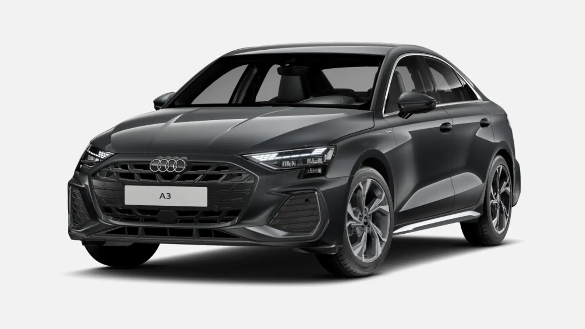 Audi A3 Sedán TDI S line S tronic 110kW Gris - 1