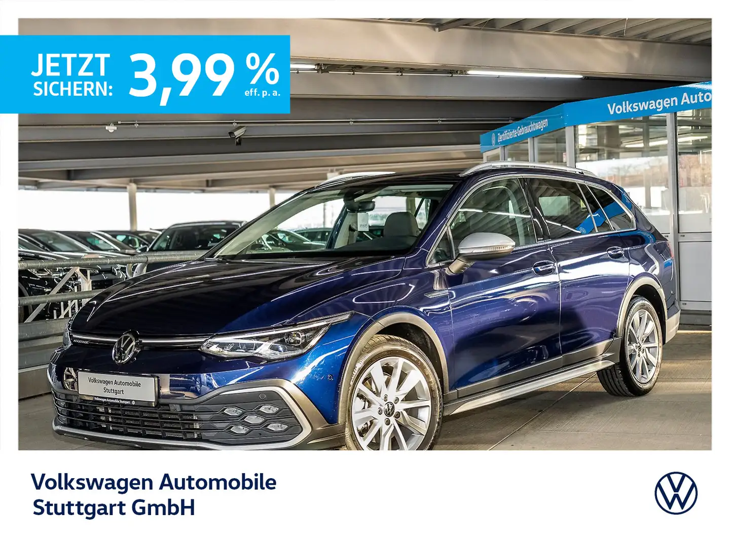 Volkswagen Golf Variant Alltrack 2.0 TDI DSG Kamera ACC LED Blau - 1