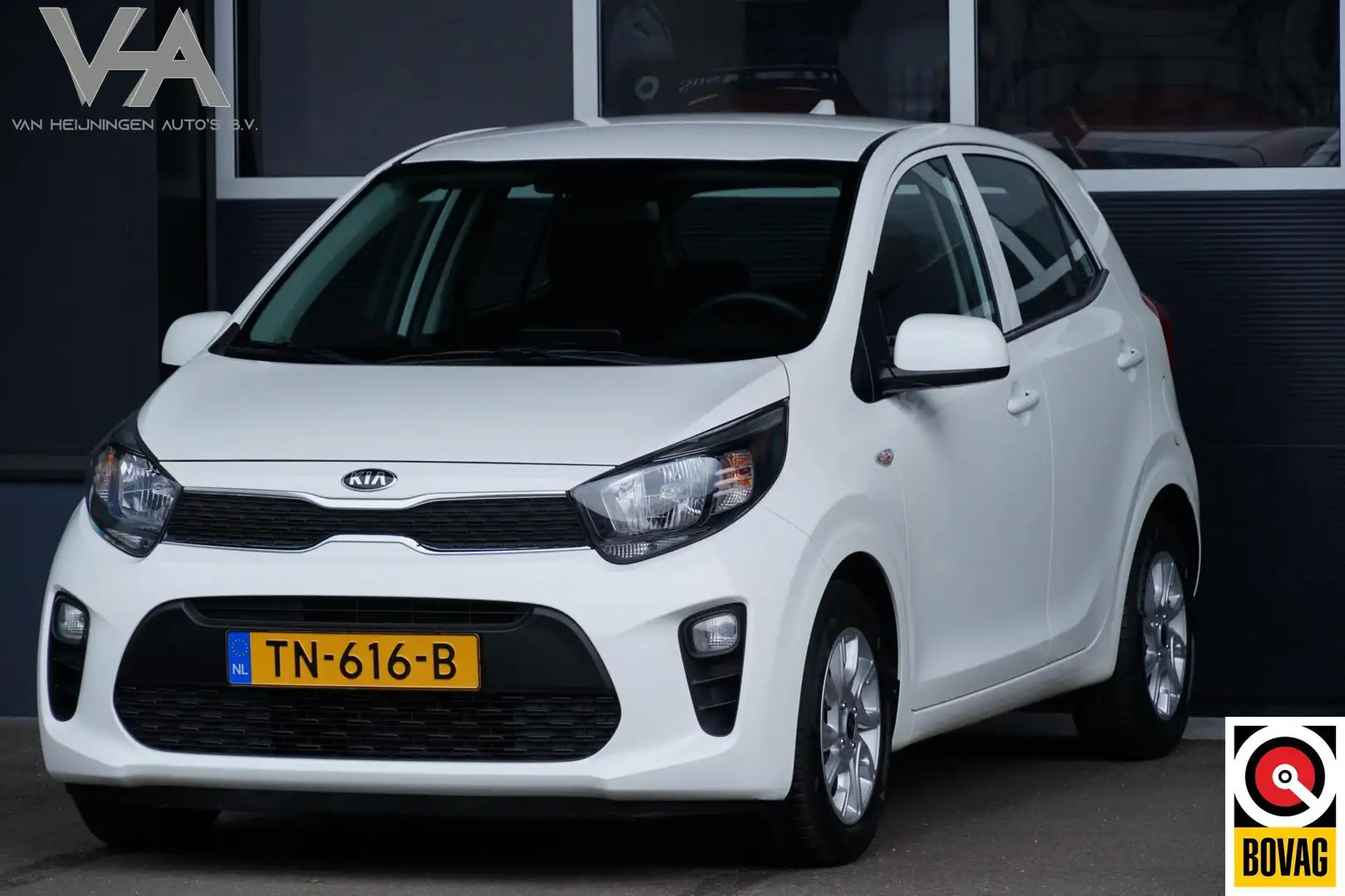 Kia Picanto 1.0 CVVT ComfortPlusLine Navigator, CarPlay, cam. Blanc - 1