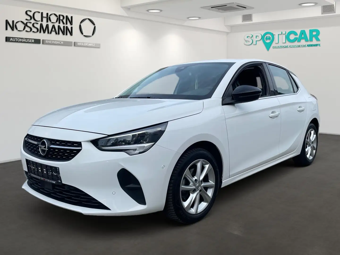 Opel Corsa CORSA F ELEGANCE 1.2T AT LED+KAMERA+ALLWETTER Blanc - 1