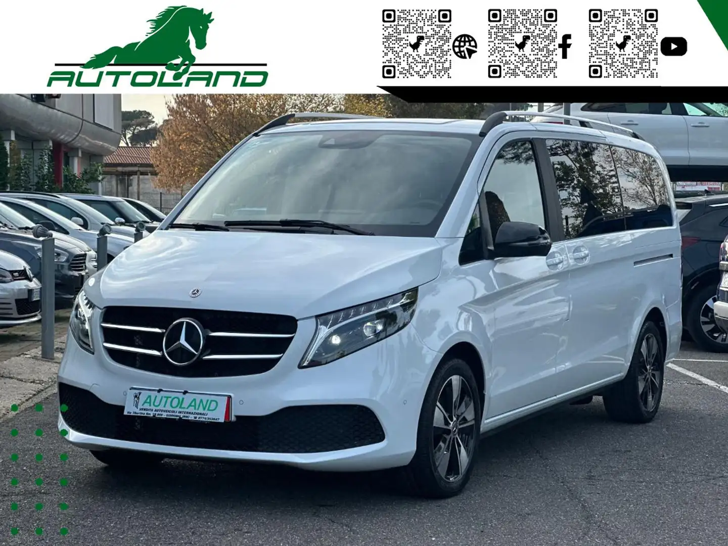 Mercedes-Benz V 250 d Long EDITION*Pelle-Navi-Port.elettrico-Finanz* Bianco - 1