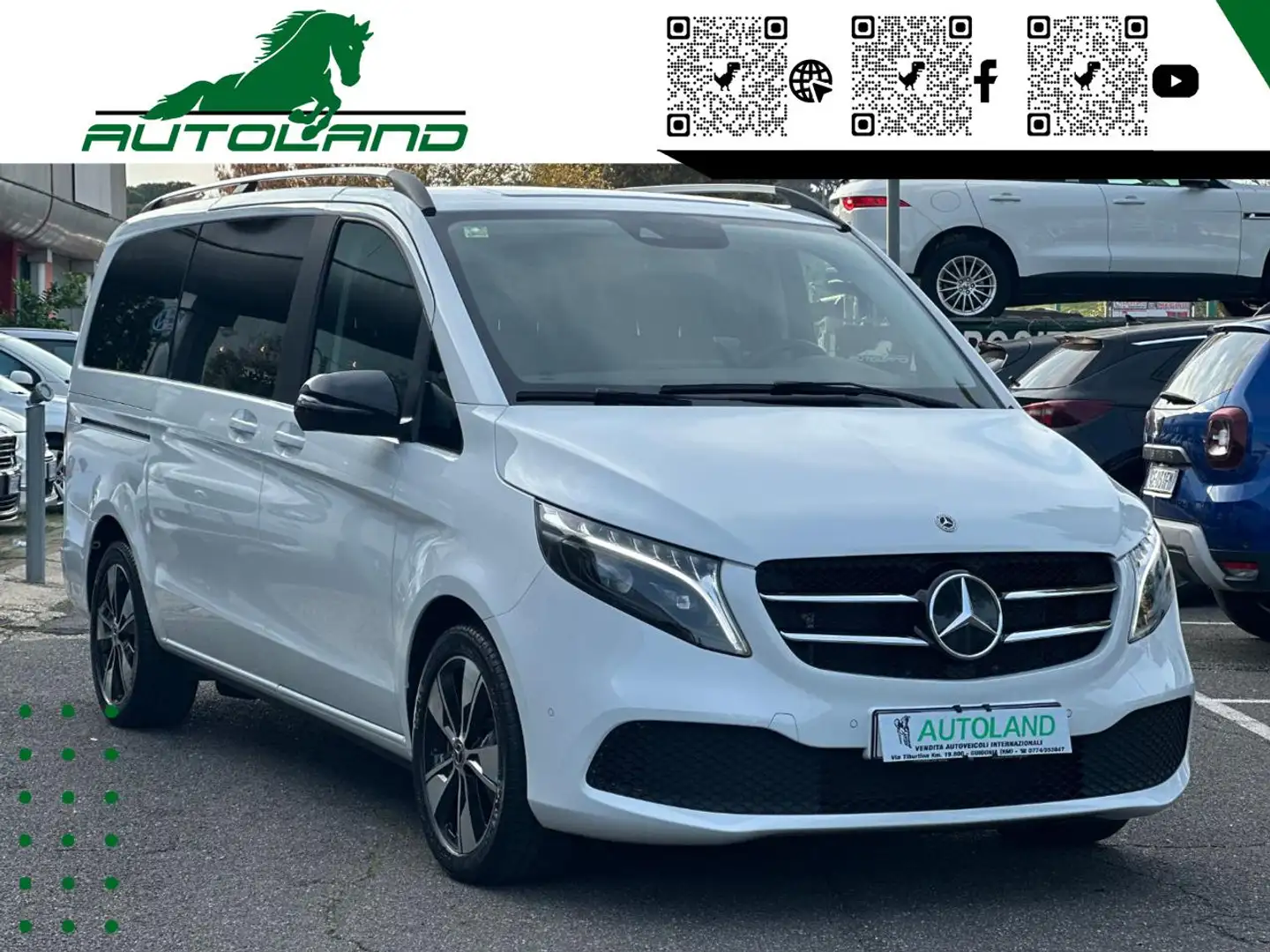 Mercedes-Benz V 250 d Long EDITION*Pelle-Navi-Port.elettrico-Finanz* Bianco - 2
