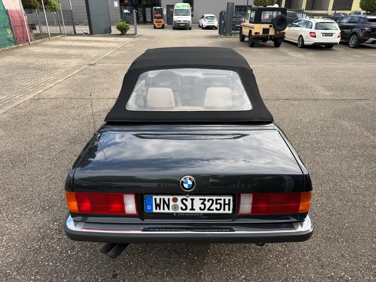 BMW 325 i E30 Cabrio VFL H-Zulassung Scheckheft M-Technik Lenkrad ALU BBS, foto 10