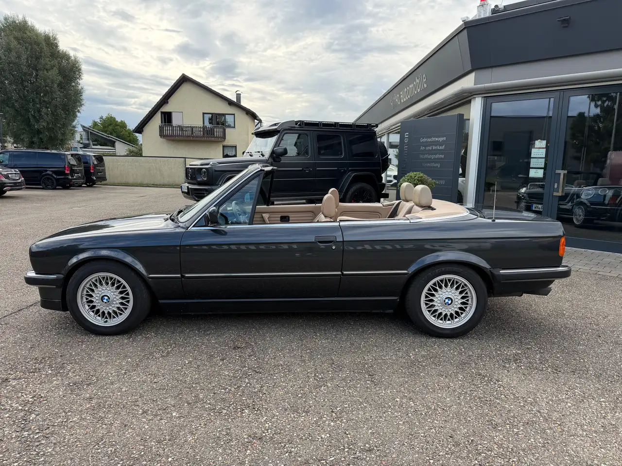 BMW 325 i E30 Cabrio VFL H-Zulassung Scheckheft M-Technik Lenkrad ALU BBS, foto 5