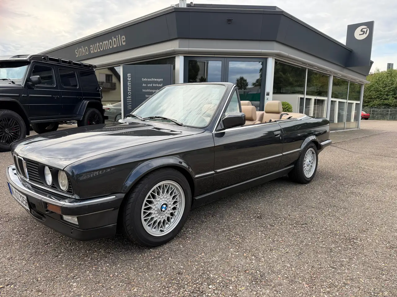 BMW 325 i E30 Cabrio VFL H-Zulassung Scheckheft M-Technik Lenkrad ALU BBS, foto 1