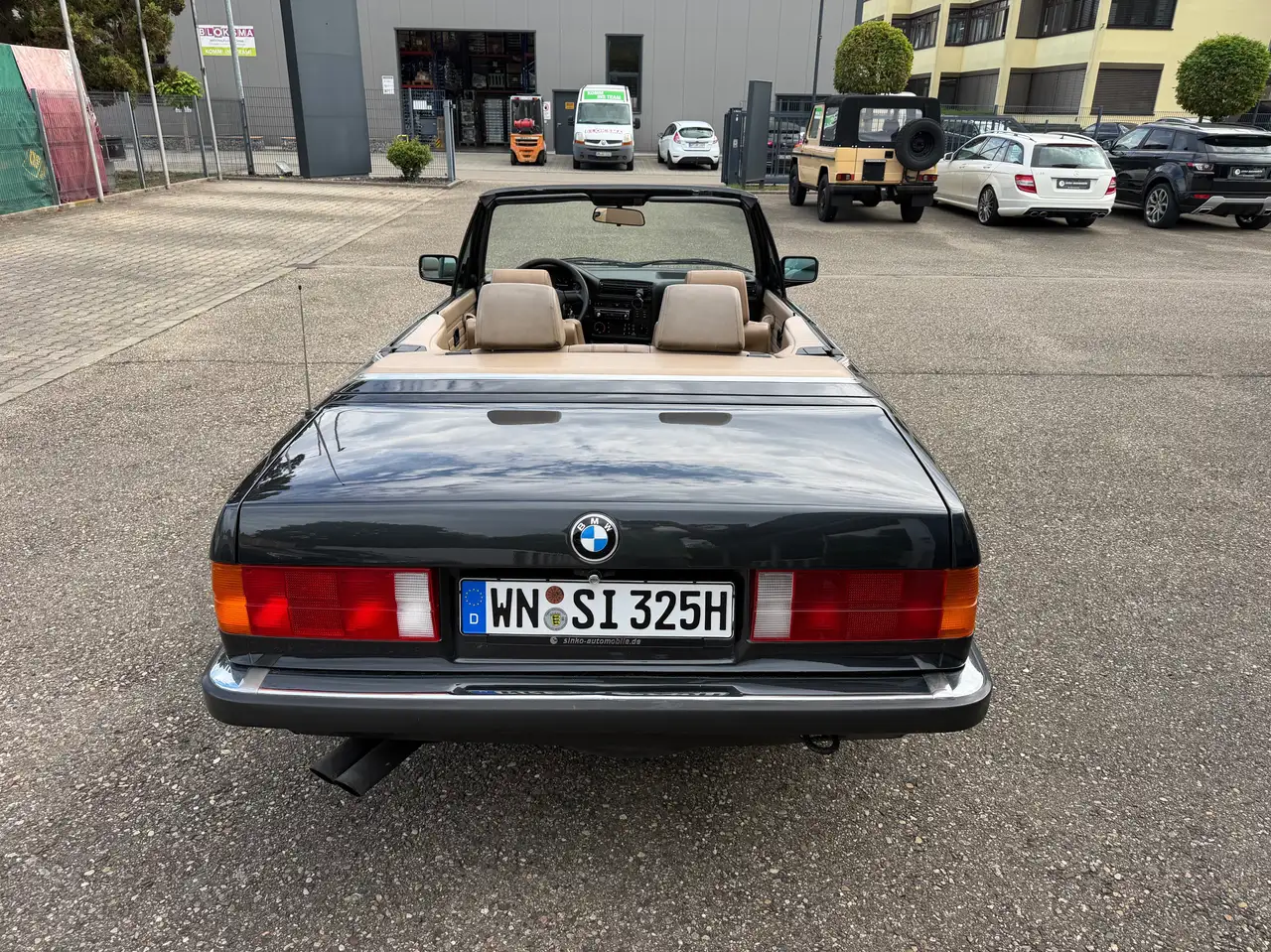 BMW 325 i E30 Cabrio VFL H-Zulassung Scheckheft M-Technik Lenkrad ALU BBS, foto 3