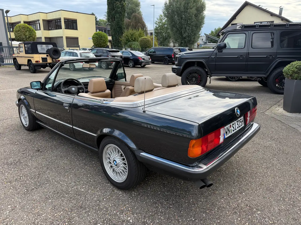 BMW 325 i E30 Cabrio VFL H-Zulassung Scheckheft M-Technik Lenkrad ALU BBS, foto 7