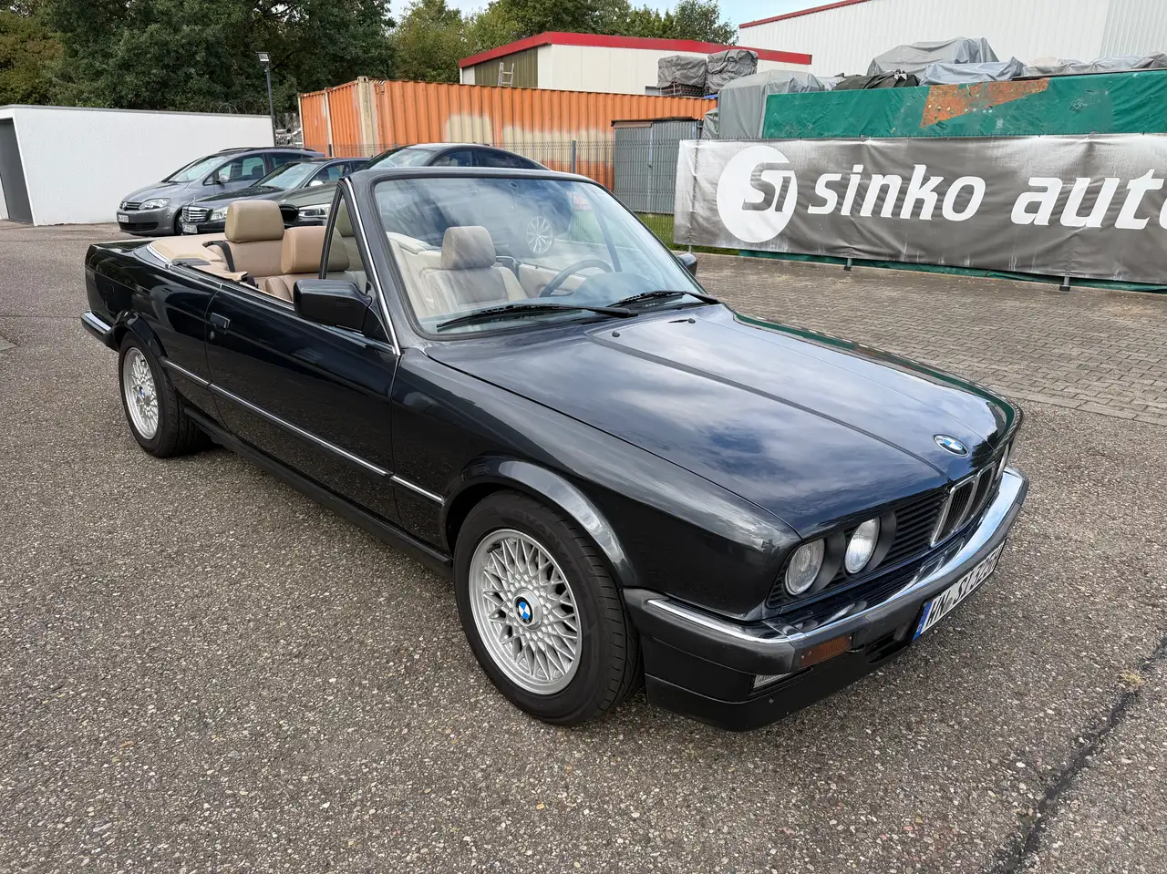 BMW 325 i E30 Cabrio VFL H-Zulassung Scheckheft M-Technik Lenkrad ALU BBS, foto 2