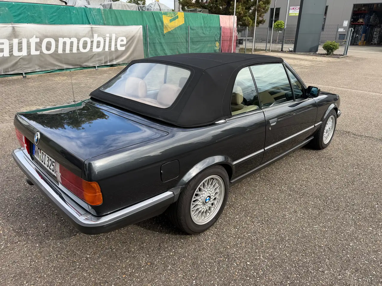BMW 325 i E30 Cabrio VFL H-Zulassung Scheckheft M-Technik Lenkrad ALU BBS, foto 8