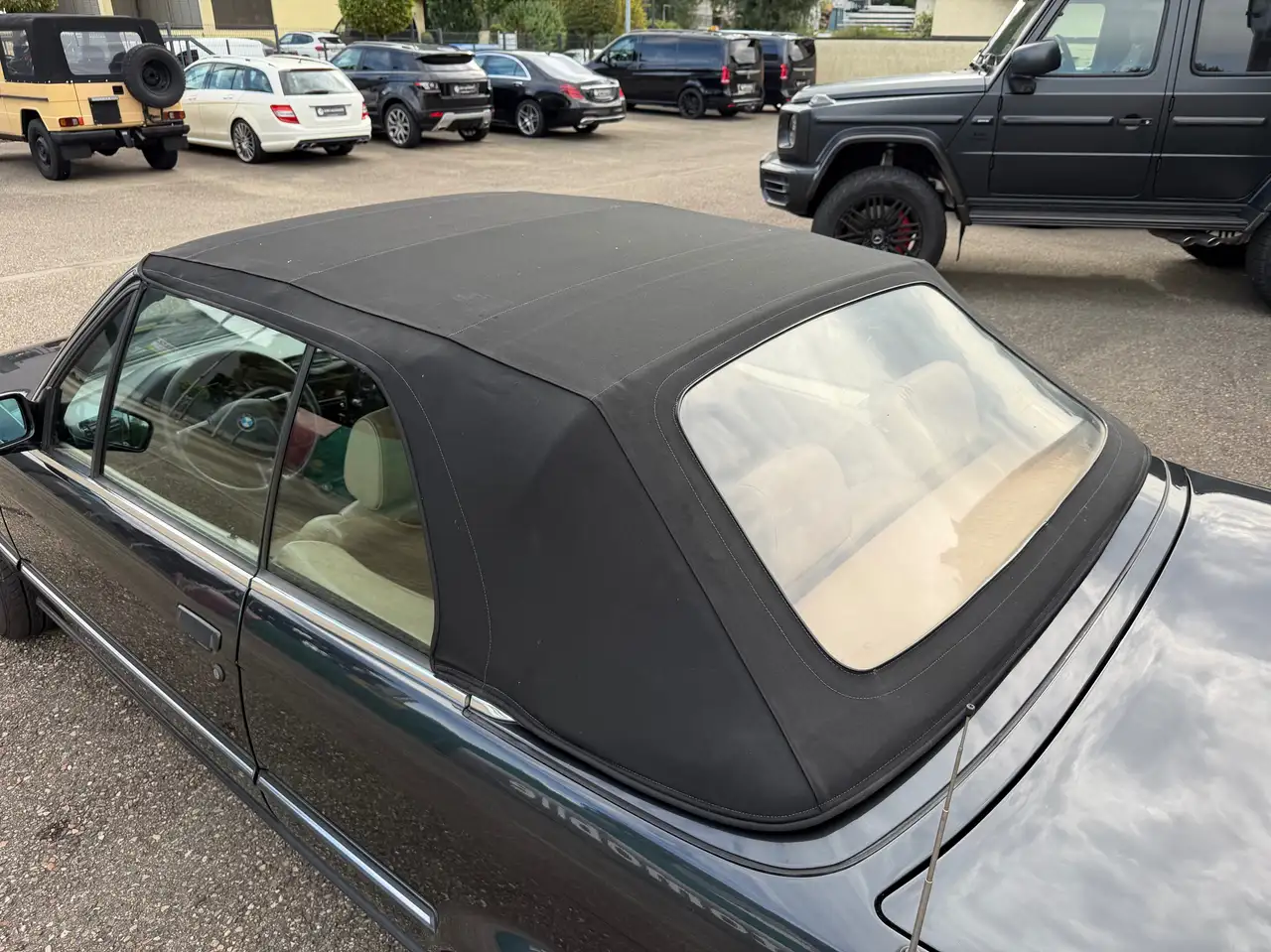 BMW 325 i E30 Cabrio VFL H-Zulassung Scheckheft M-Technik Lenkrad ALU BBS, foto 9
