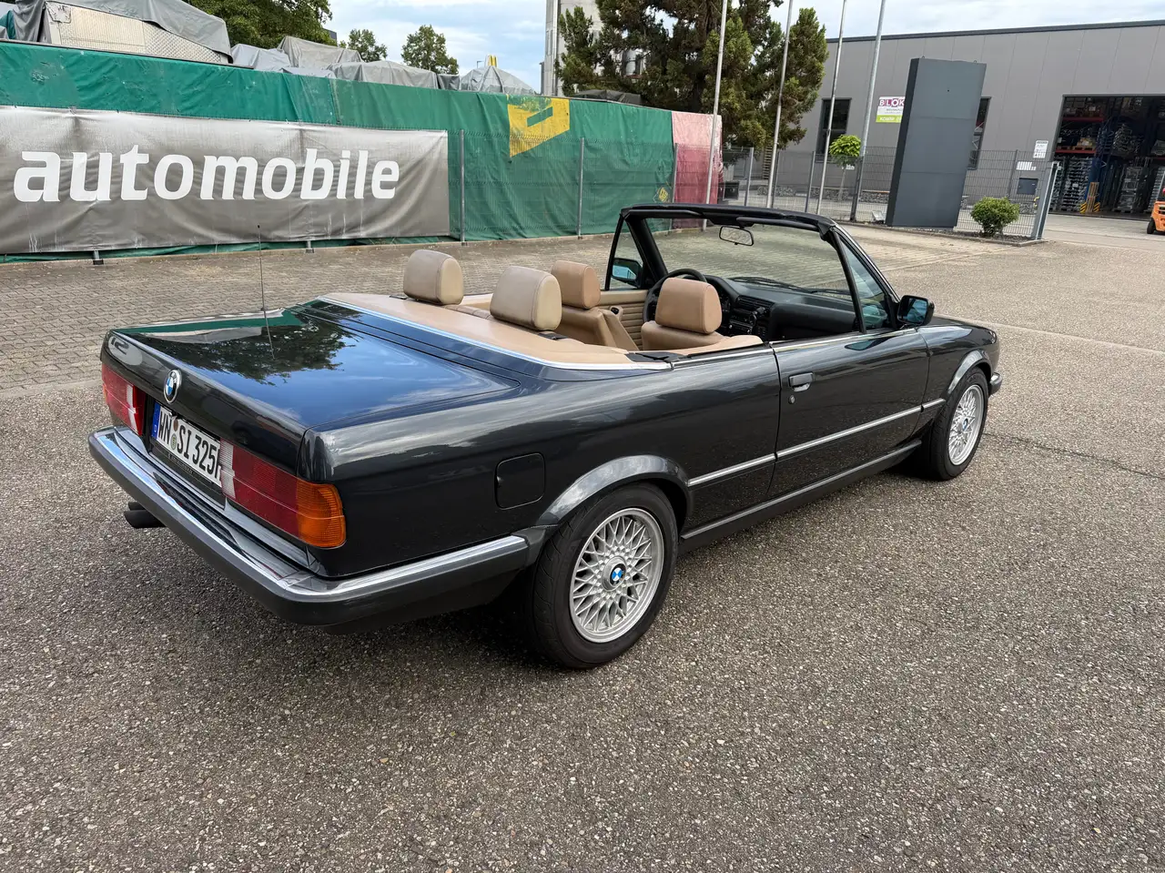 BMW 325 i E30 Cabrio VFL H-Zulassung Scheckheft M-Technik Lenkrad ALU BBS, foto 4