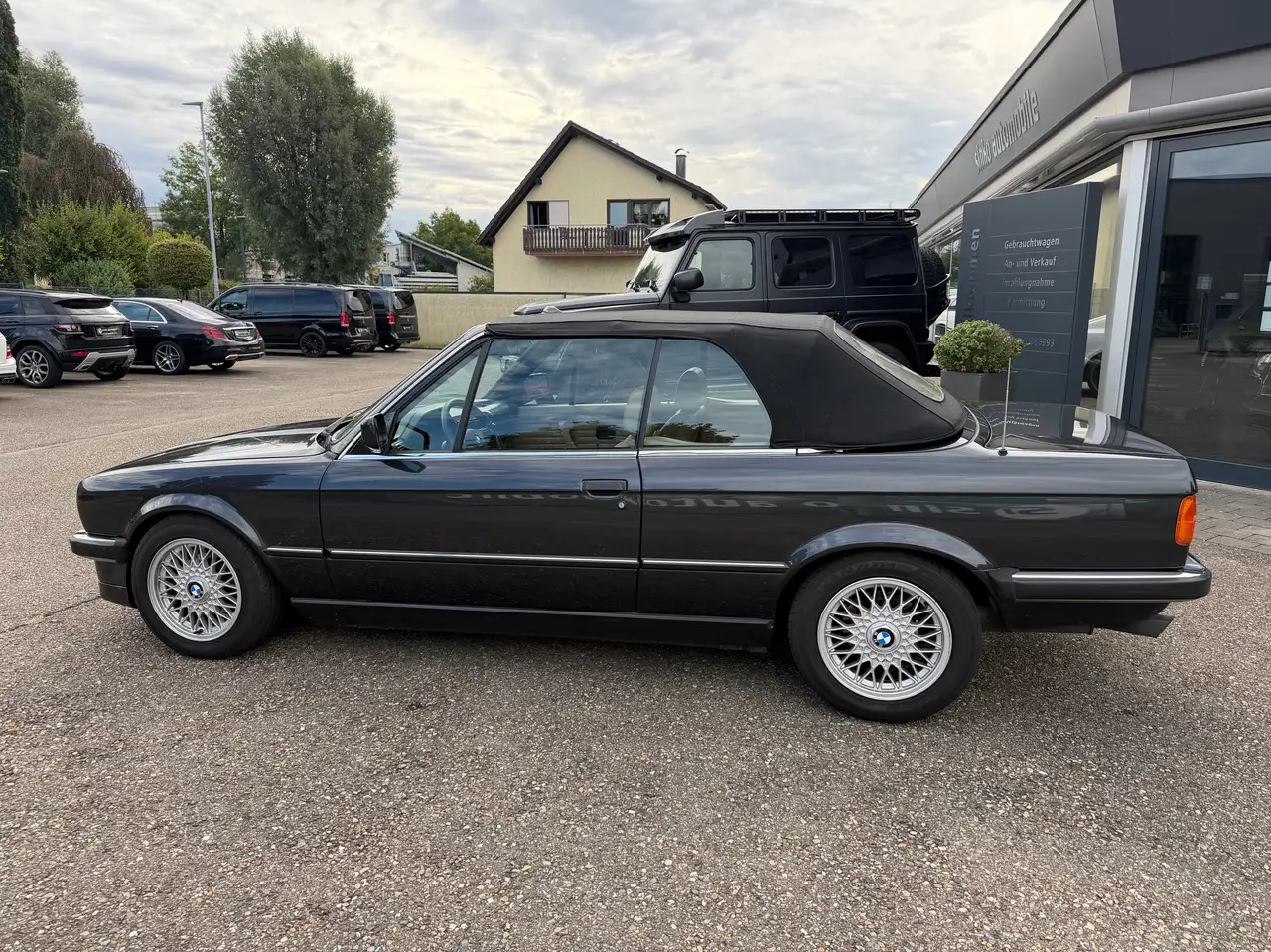 BMW 325 i E30 Cabrio VFL H-Zulassung Scheckheft M-Technik Lenkrad ALU BBS, foto 6