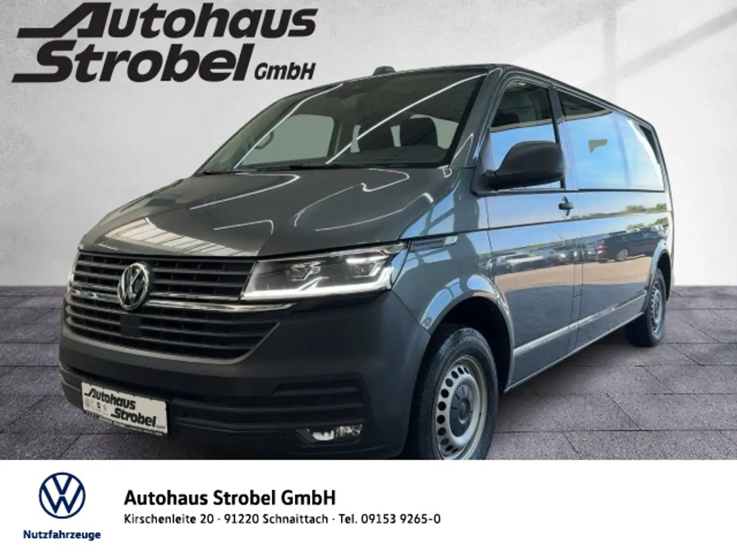 Volkswagen T6.1 Kombi 2.0 TDI LR 4M 8-Sitze ACC Navi LED Pa Grau - 1