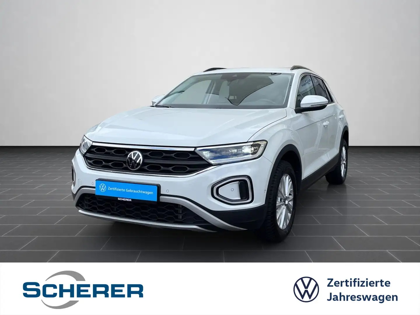 Volkswagen T-Roc T-ROC 1.0 TSI 6-GANG NAVI SHZ LANE ASISST LED AP Blanc - 1