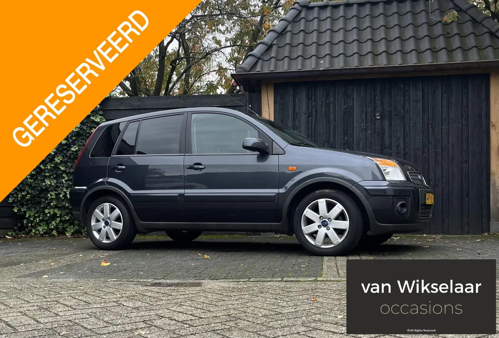 Ford Fusion + 1.6-16V Futura AUTOMAAT 2007 - 1E EIGENAAR Grijs - 1