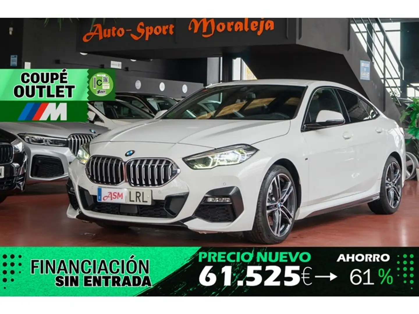 BMW 220 220dA Gran Coupé Blanc - 1