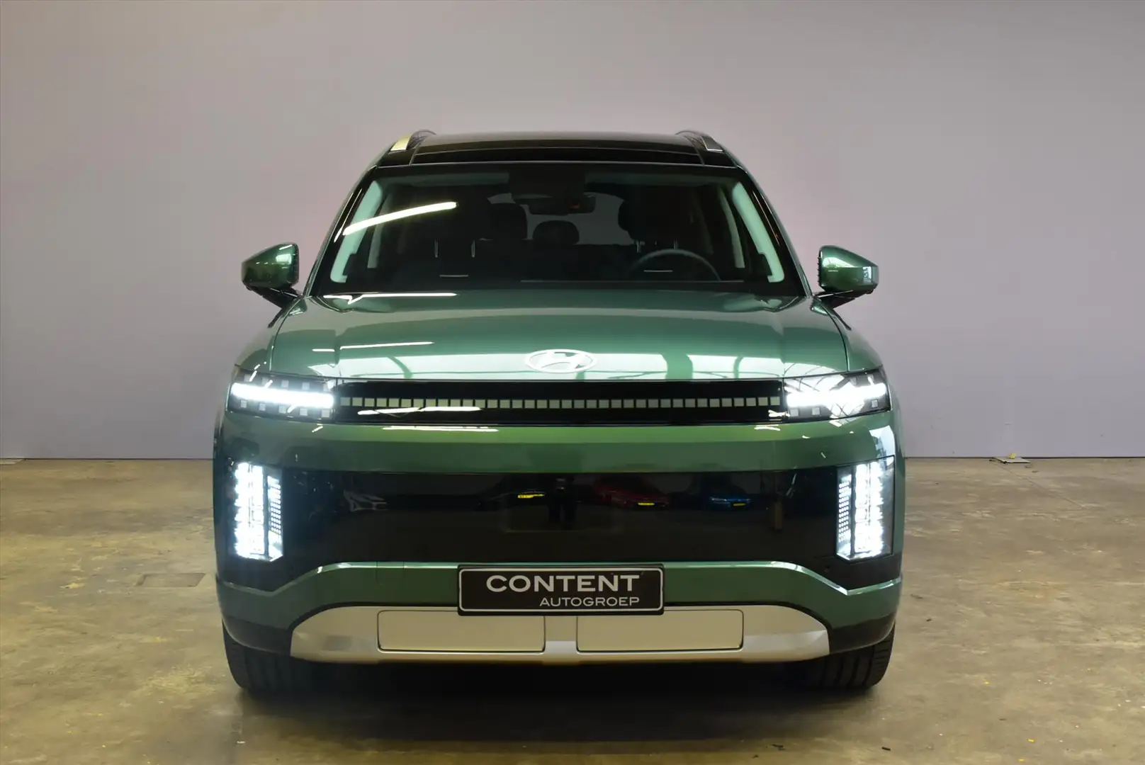 Hyundai IONIQ 9 110,3 kWh 308pk AWD Connect+ Elektrisch wegklapbar Groen - 2