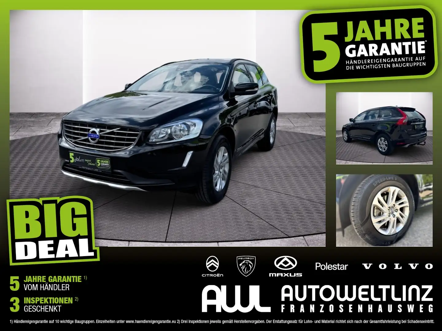 Volvo XC60 D3 Business Navi+SHZ+AHK Schwarz - 1