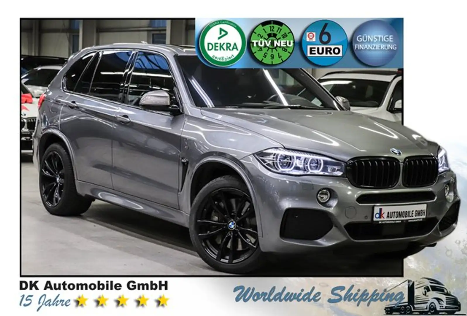 BMW X5 M50d Sport-Aut/BANG&OLUFSEN/KAMERA/SOFT-CLOSE/ Gris - 1