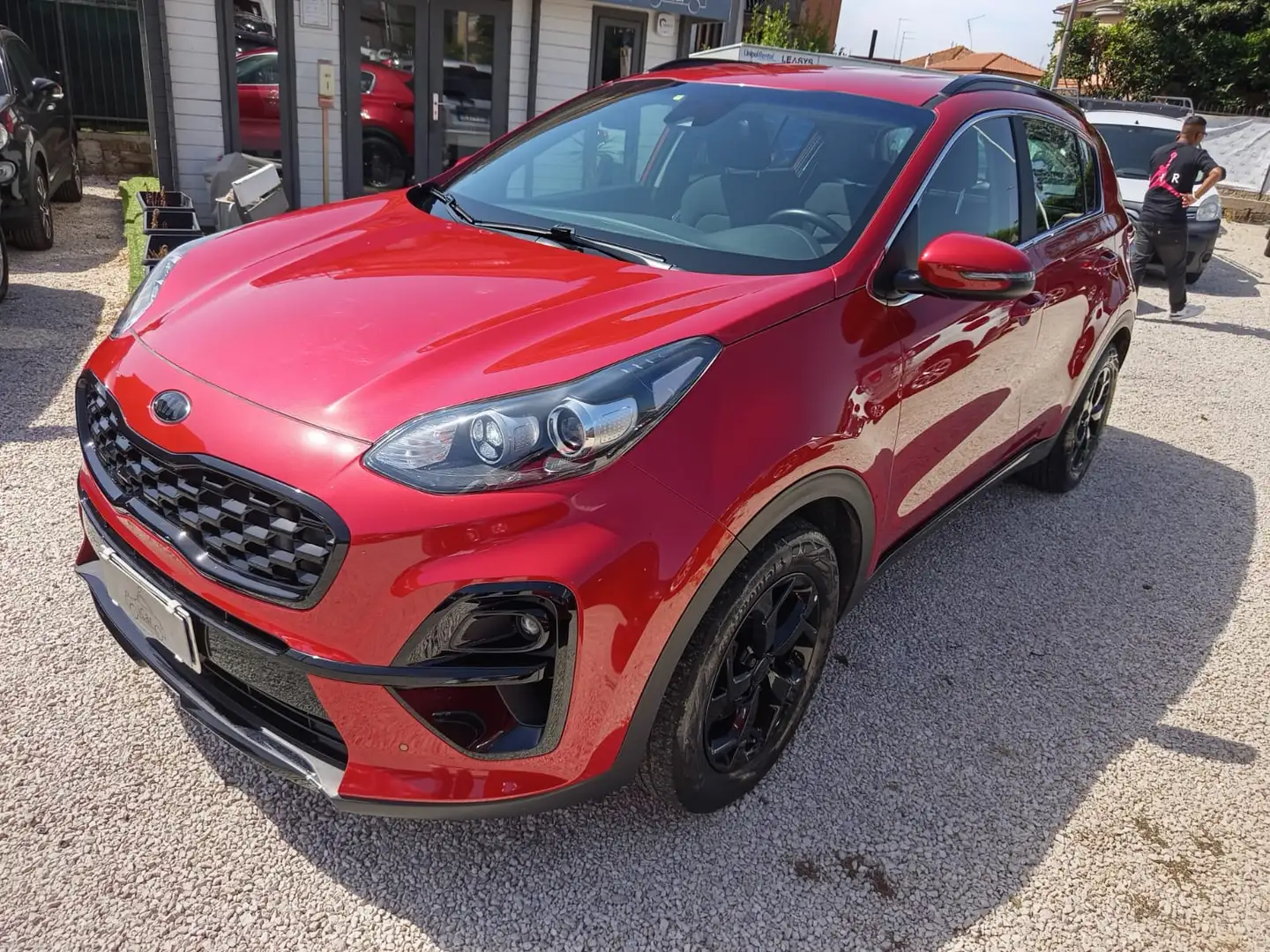 Kia Sportage 1.6 crdi mhev Black Line Plus pack 2wd 136cv dtc Rosso - 2