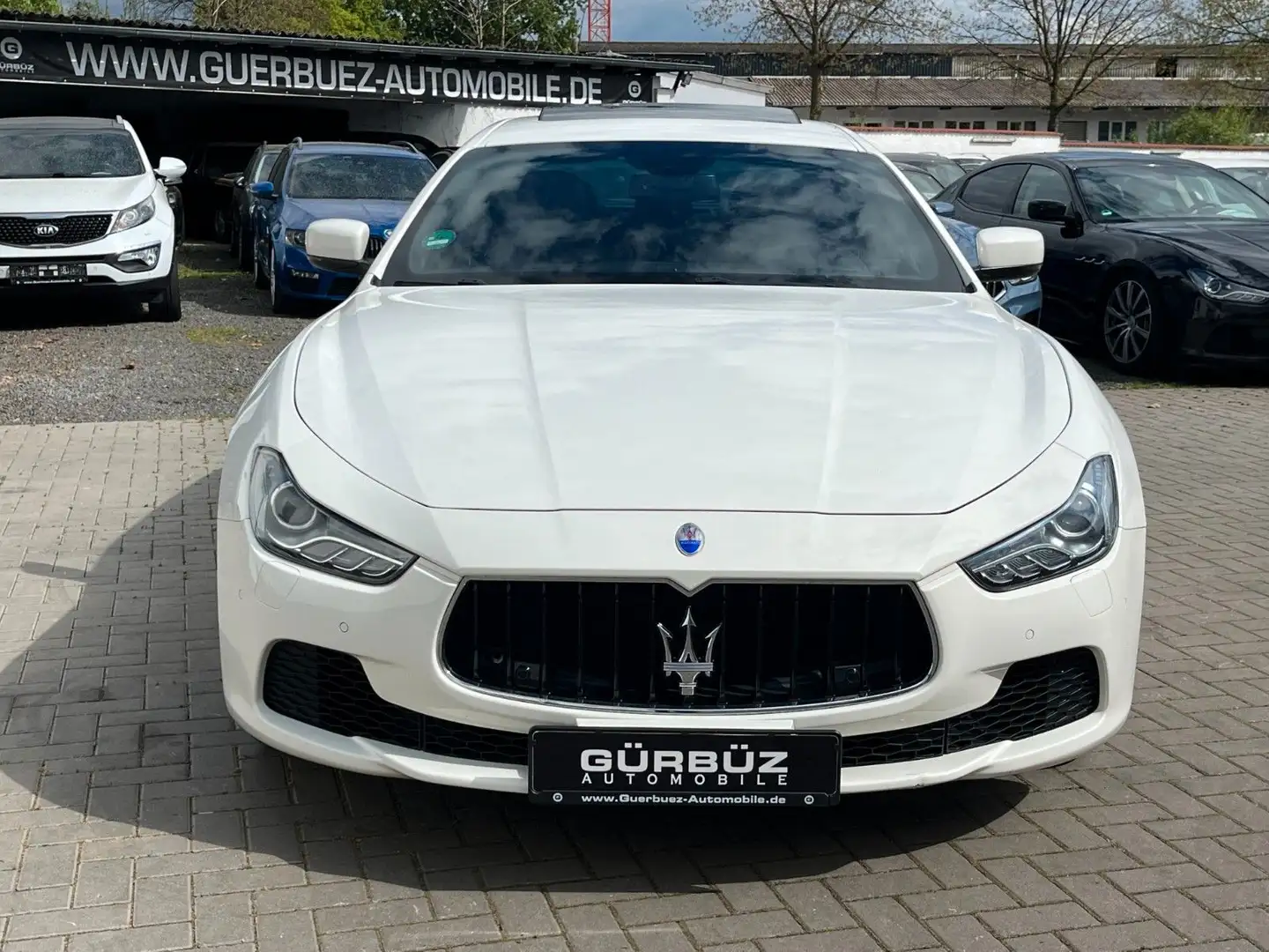 Maserati Ghibli Diesel Navi*Leder*Glasdach*20"* Weiß - 2