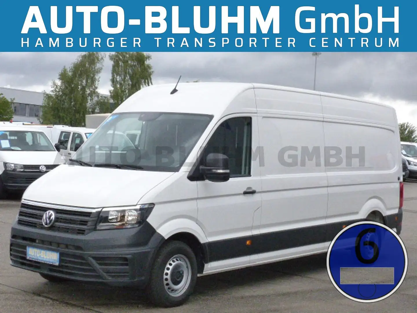 Volkswagen Crafter 35 TDI Kasten L4H3 + AC Navi Cam 3-Sitze Weiß - 1