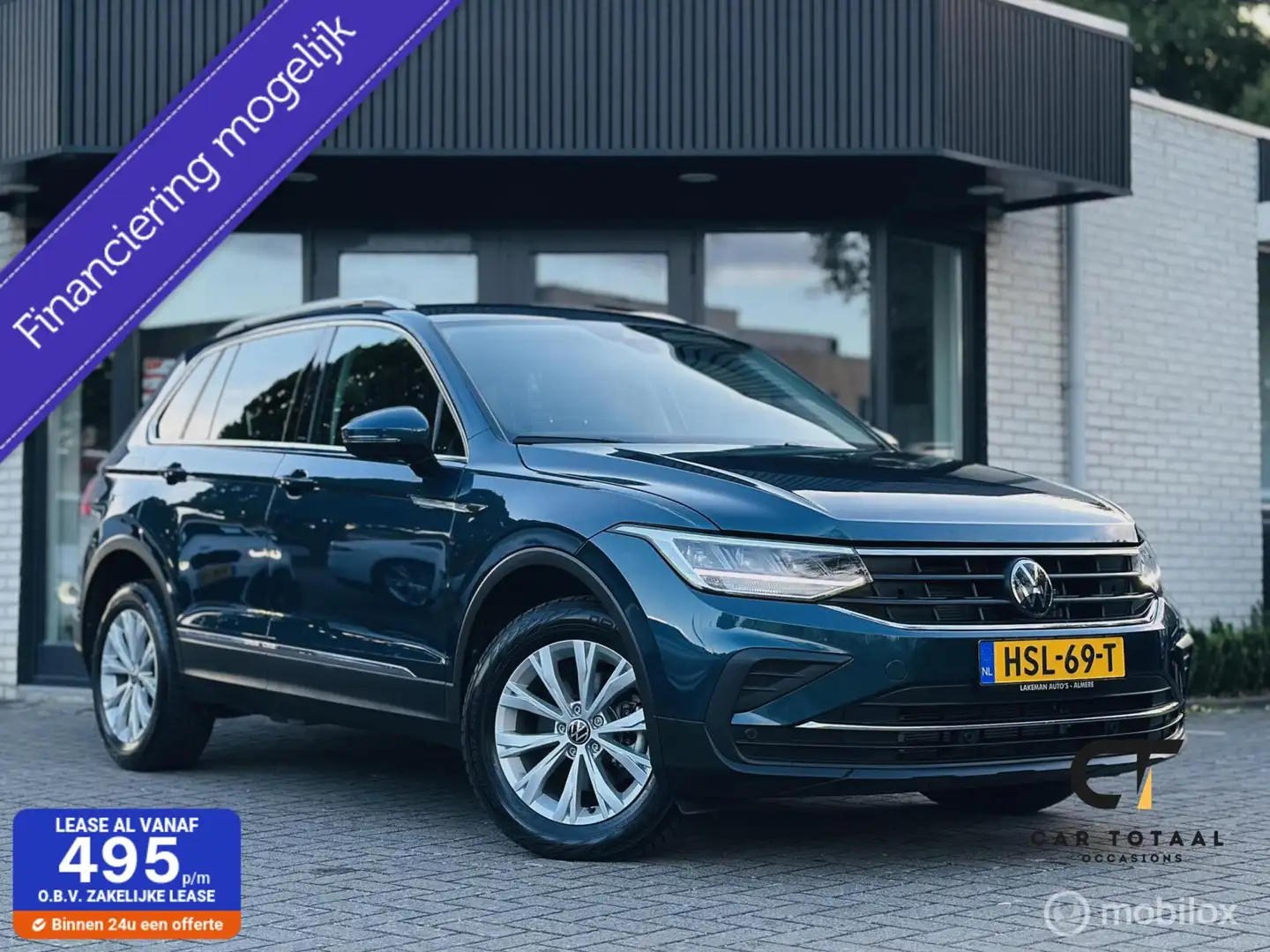 Volkswagen Tiguan 1.5 TSI |ACC|CARPLAY|TREKHAAK| Blauw - 1